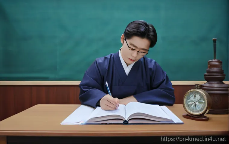 한의사 국가고시 시험 후기 - Here are three detailed image generation prompts in English, keeping all your essential guidelines i...