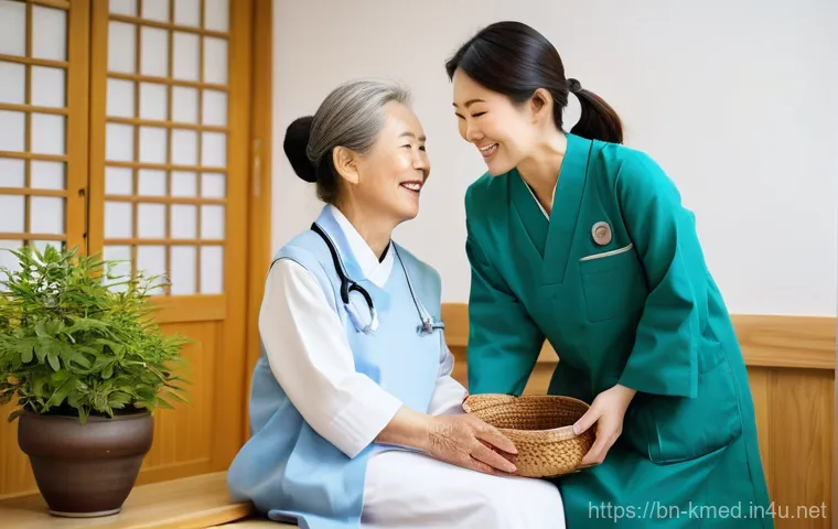 한의사로서의 직업 만족도 - **Prompt for: The Joy of Healing and Patient Recovery**
"A heartwarming scene inside a brightly ...