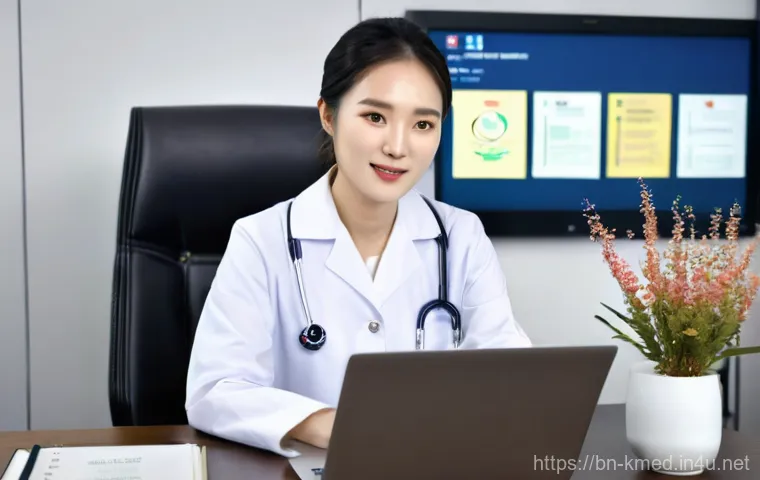 한의사와 동종업계 네트워킹 - **Prompt:** A diverse group of Korean Medicine Doctors (KMDs), including men and women of various ag...