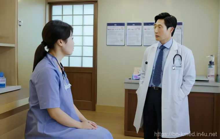 한의사와 동종업계 네트워킹 - **Prompt:** A focused female Korean Medicine Doctor is seated at a clean, contemporary desk in her p...